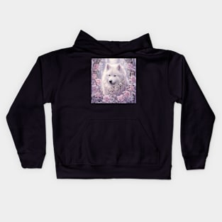 Victorian Samoyed Kids Hoodie